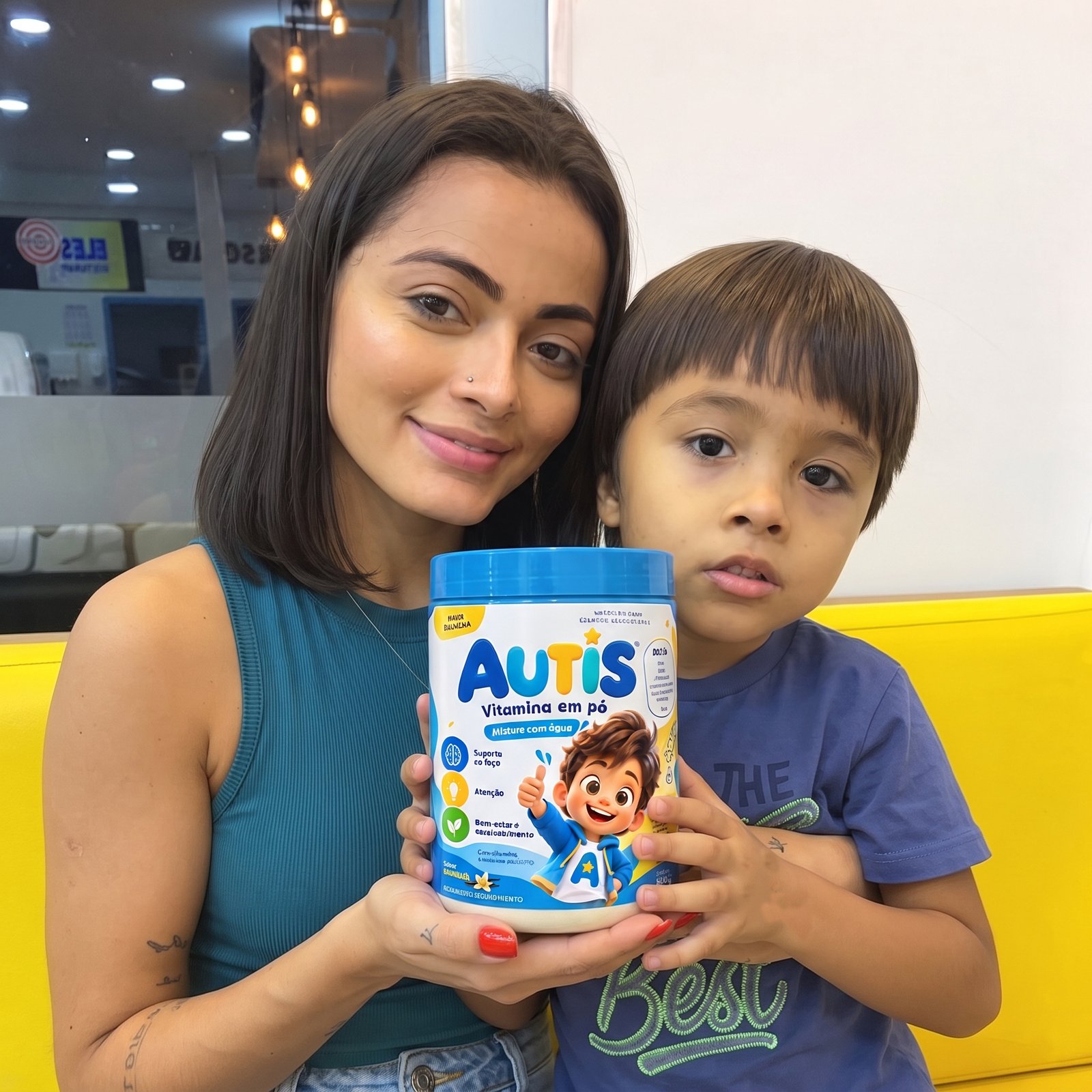 Espaço reservado para foto autorizada da família 1 com o AUTIS